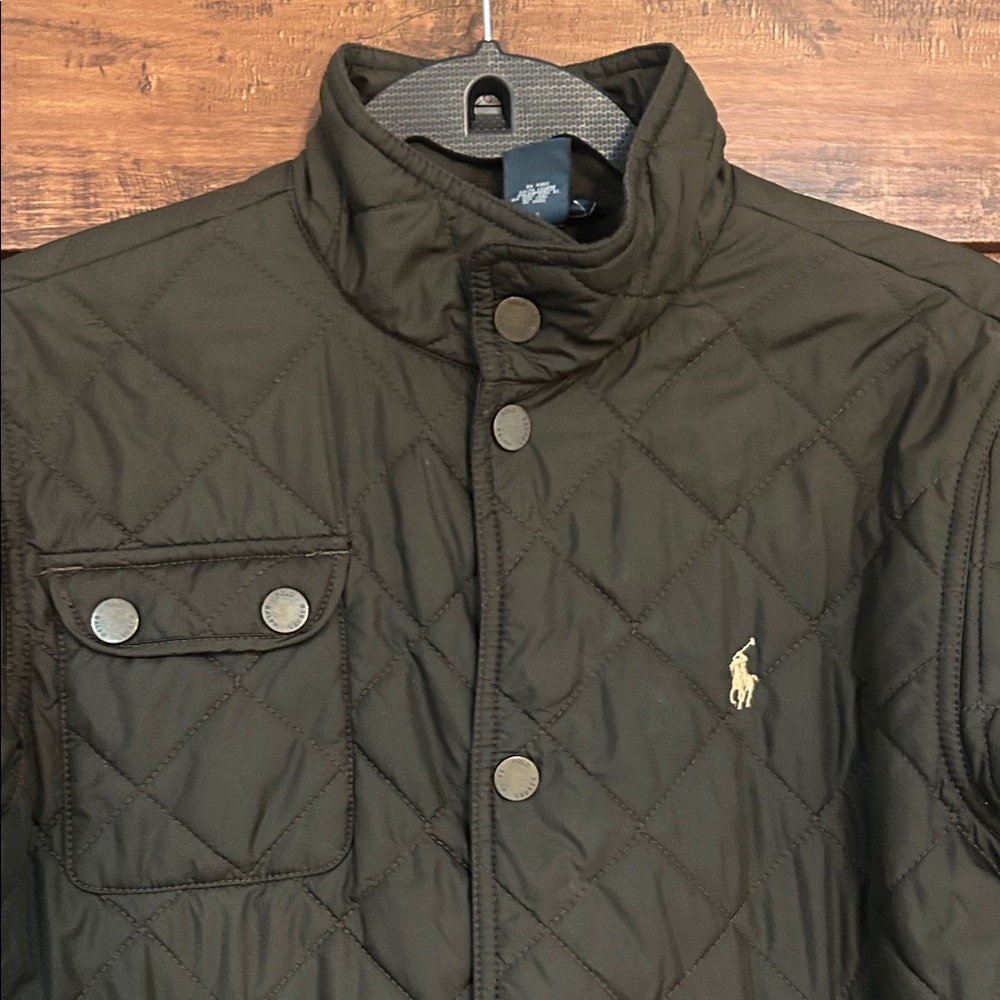 Ralph Lauren Quilted Shirt Jacket in Black,firm price - Picture 2 of 16